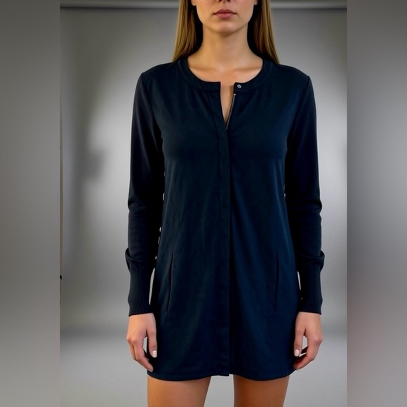 H by Halston Dresses & Skirts - H by Halston Navy Long Sleeve Dress